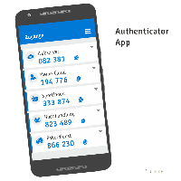 Authenticator App auf einem Smartphone