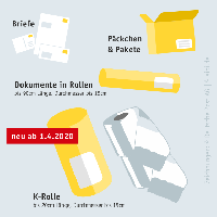 K-Rolle - neues Produkt der Deutschen Post ab 1. April 2020
