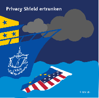 Privacy-Shield ertrunken: Transatlantische EU-US-Datenübertragung per Privacy-Shield illegal